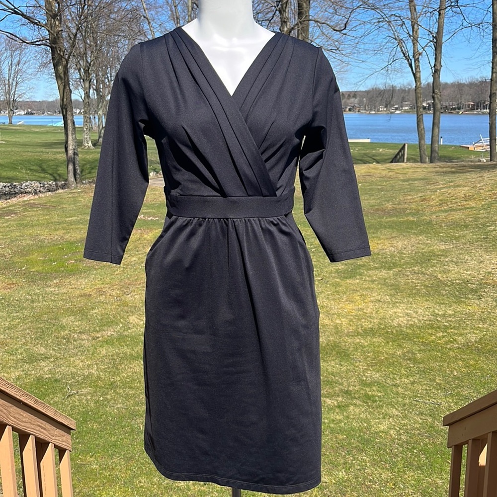 J. McLaughlin wrap style dress M